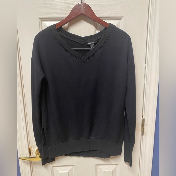 ATHLETA Sz XXS Sweatshirt Oversized
Relaxed Side Slit - Picture 1 of 7